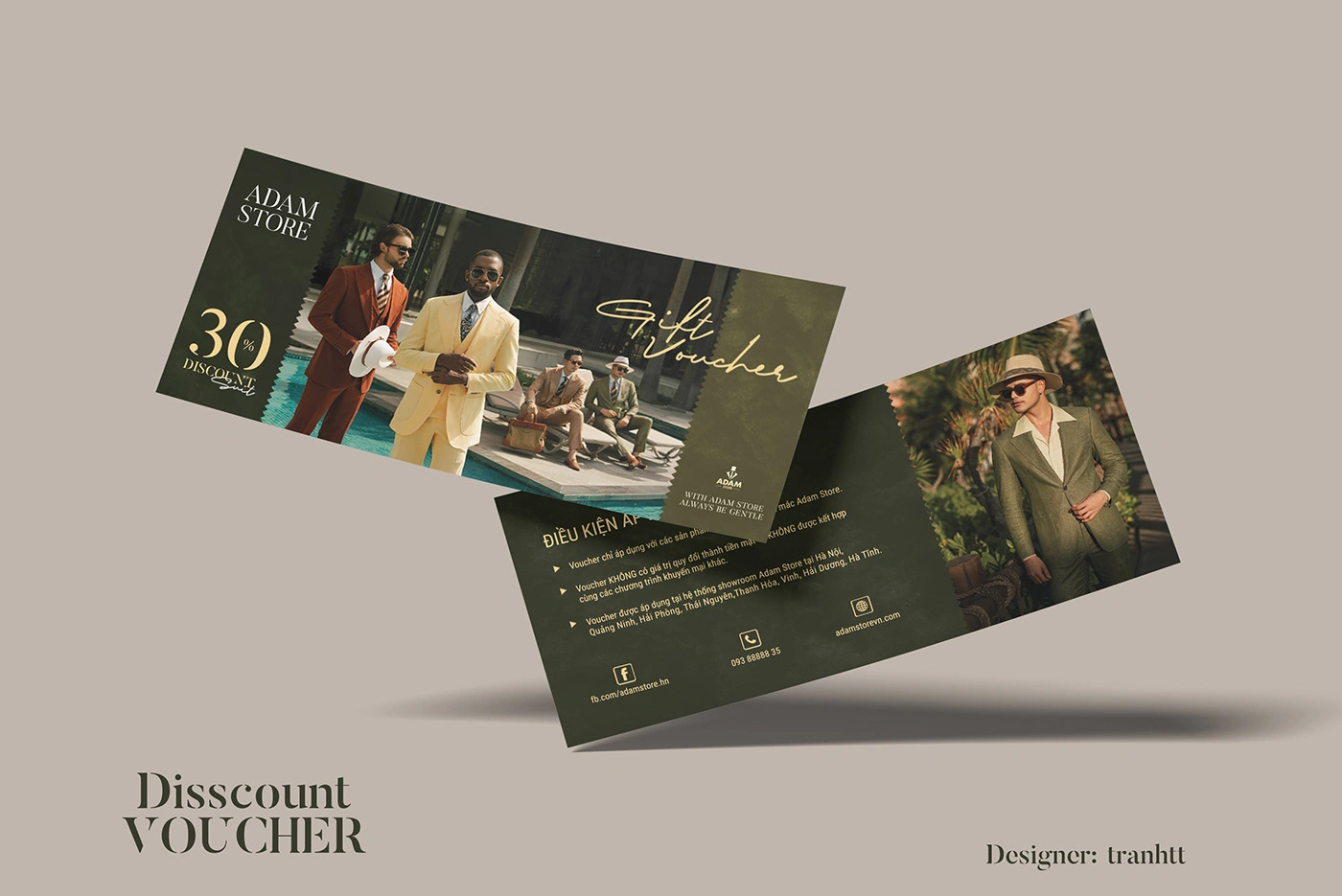 Mẫu Voucher sang trọng Mẫu Voucher sang trọng
